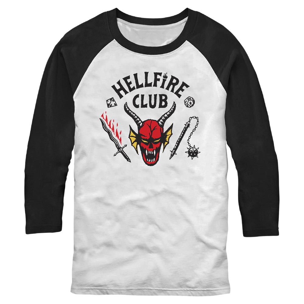 Netflix - Stranger Things - Hellfire Club Logo - Unisex Manches longues