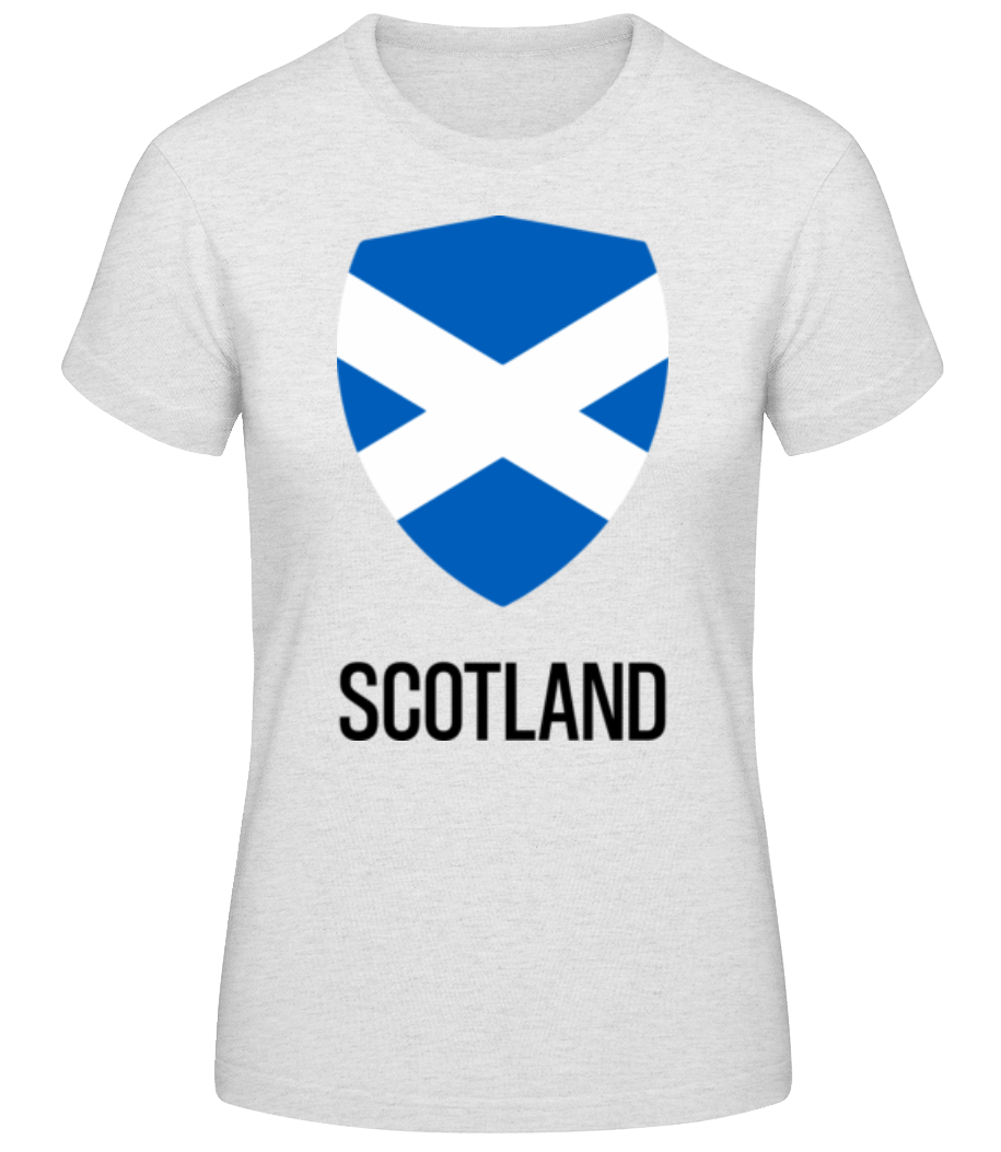 Aperçu: Scotland - T-shirt standard Femme - Gris chiné - Devant