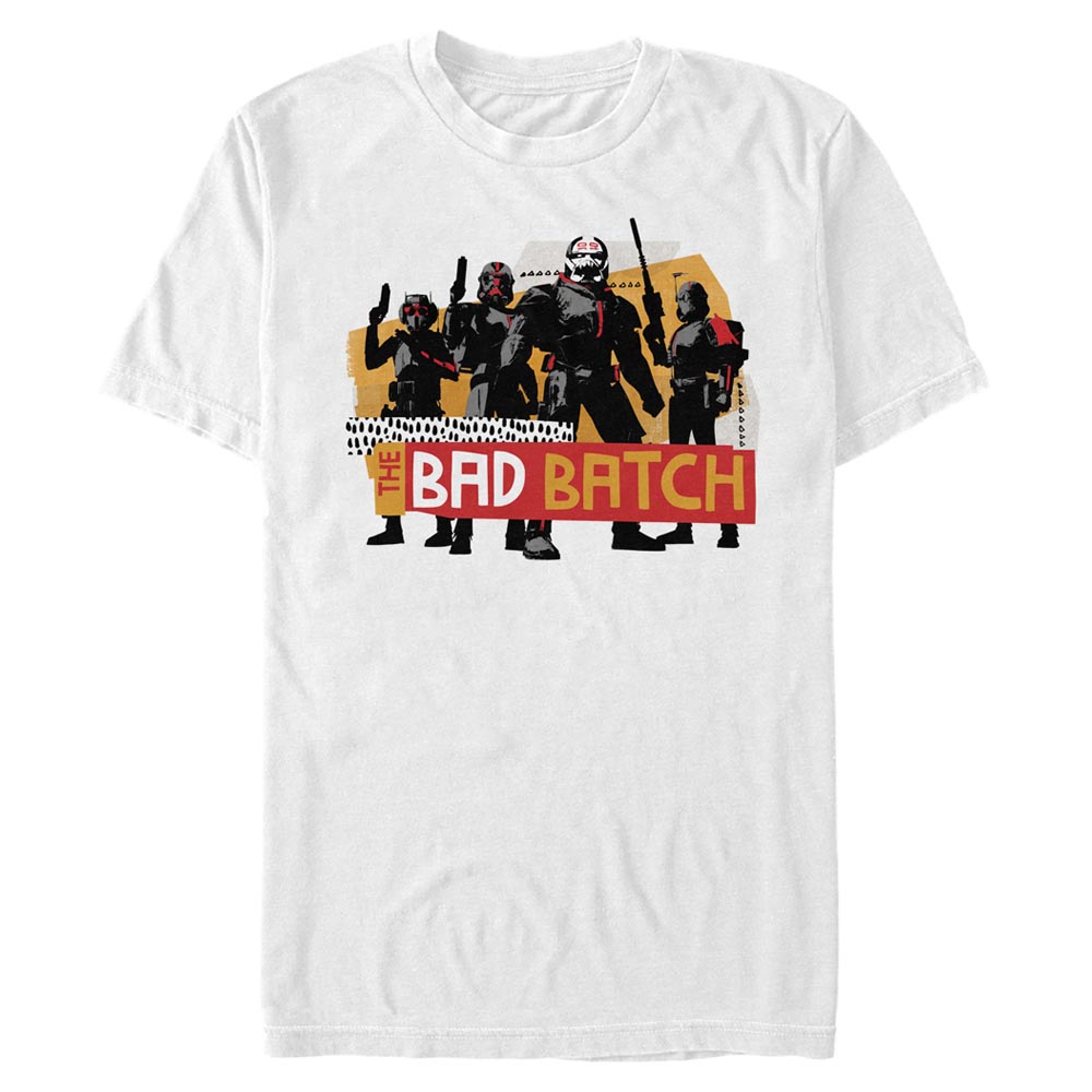 Star Wars - The Clone Wars - Gruppe Bad Batch - Männer T-Shirt