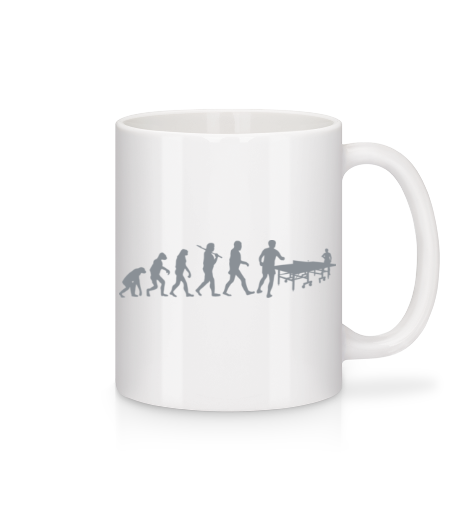 Évolution De Ping Pong · Mug en céramique blanc