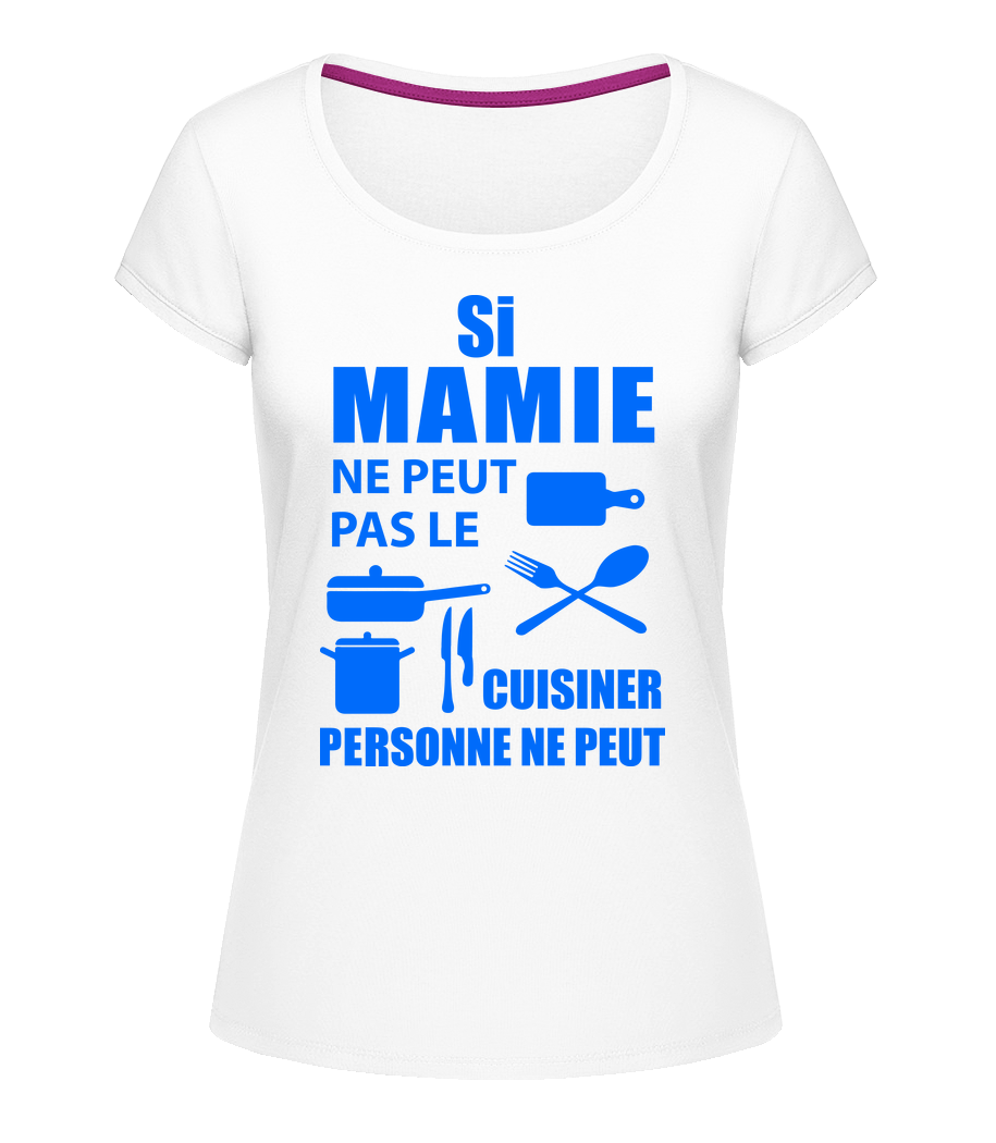 Mamie Sais Tout Cuisiner · T-shirt col en U Femme