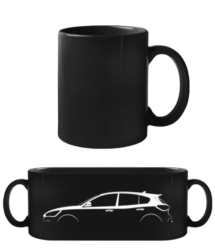 'Ford Focus ST MK IV' Silhouette · Tasse Noire
