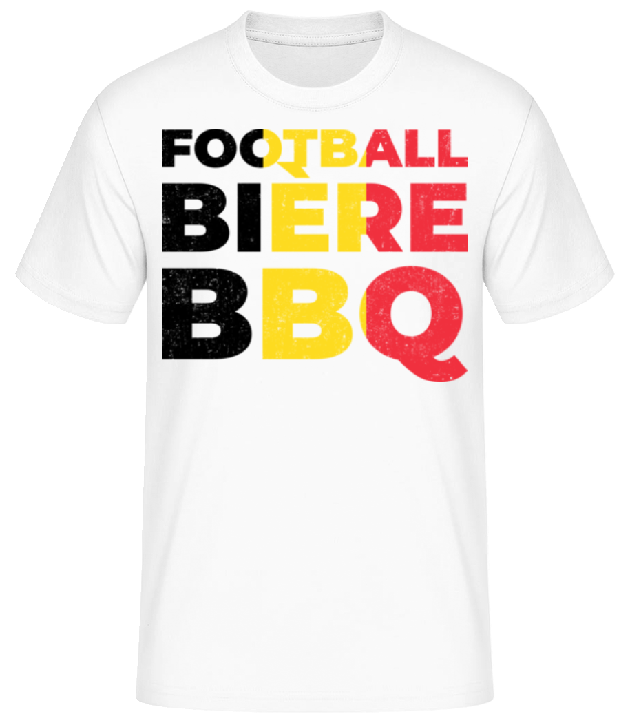 Football Bière BBQ · T-shirt standard Homme