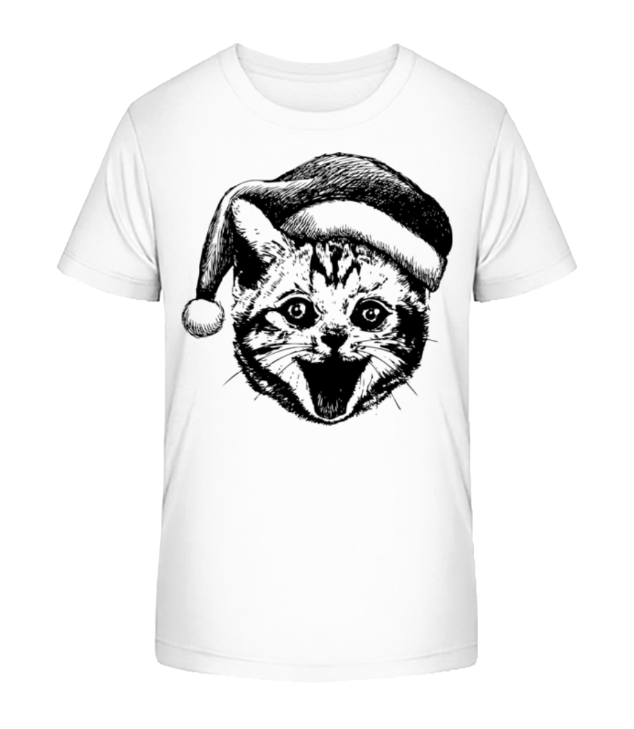 Chat De Noël · T-shirt bio Enfant Stanley Stella 2.0