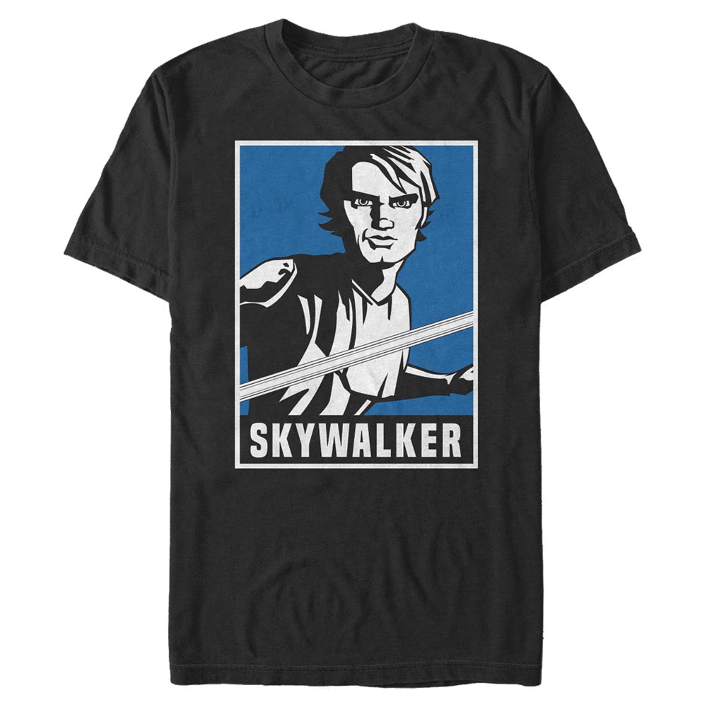 Star Wars - The Clone Wars - Luke Skywalker Skywalker Poster - Männer T-Shirt