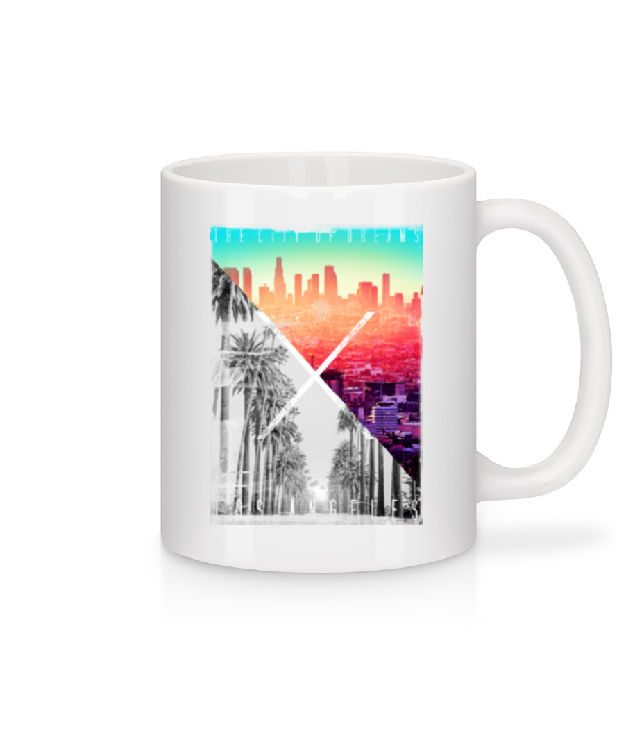 Los Angeles Dream - Mug en céramique blanc - Blanc - Devant