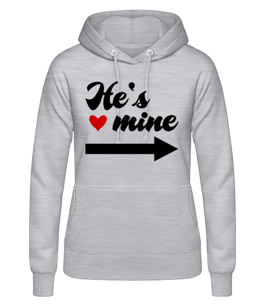 He's Mine · Sweat à capuche basique pour femme