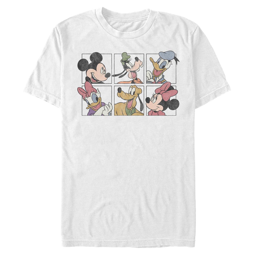 Disney Classics - Mickey Mouse - Photo de groupe Mickey and Friends Grid - Homme T-shirt