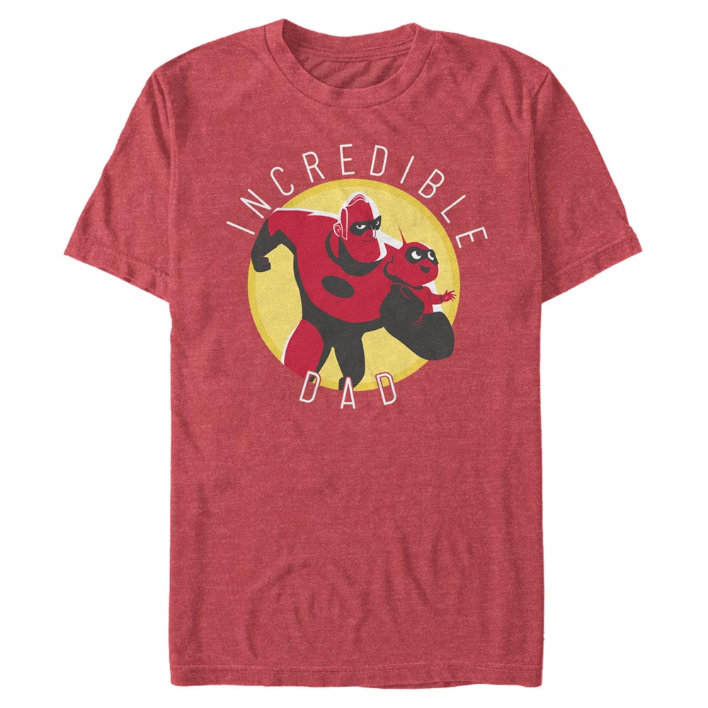 Disney - Les Indestructibles - Mr. Incredible & Jack-Jack Incredible Dad Circle - Father's Day - Homme T-shirt
