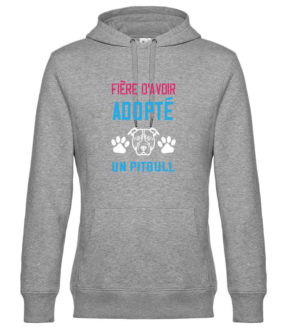 Adopté Un Pitbull · Sweat à capuche standard homme