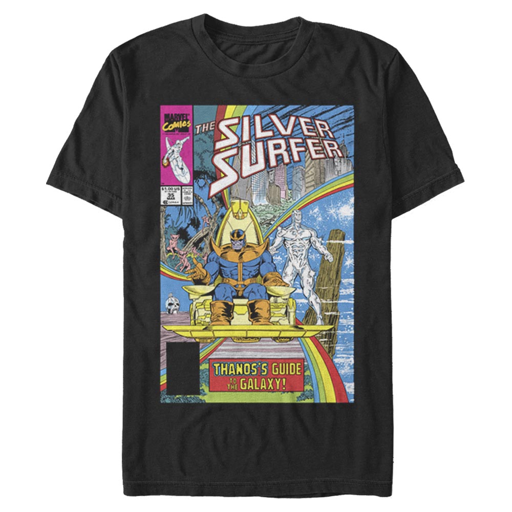 Marvel - Avengers - Thanos & Silver Surfer Thanos Galaxy Guide - Homme T-shirt