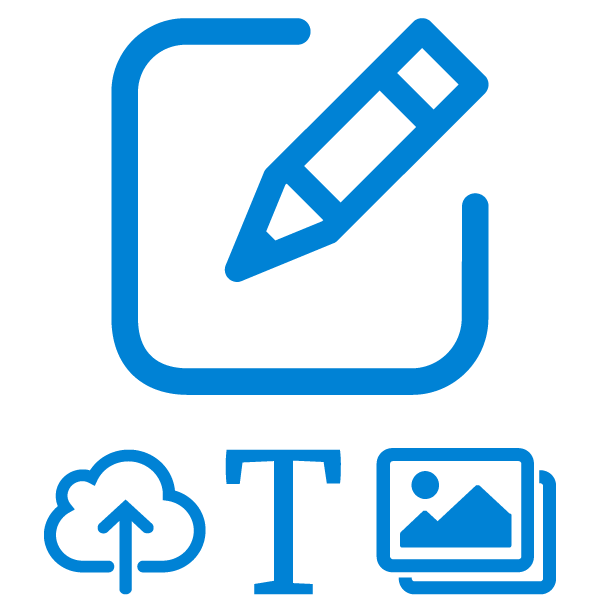 Upload design and customise