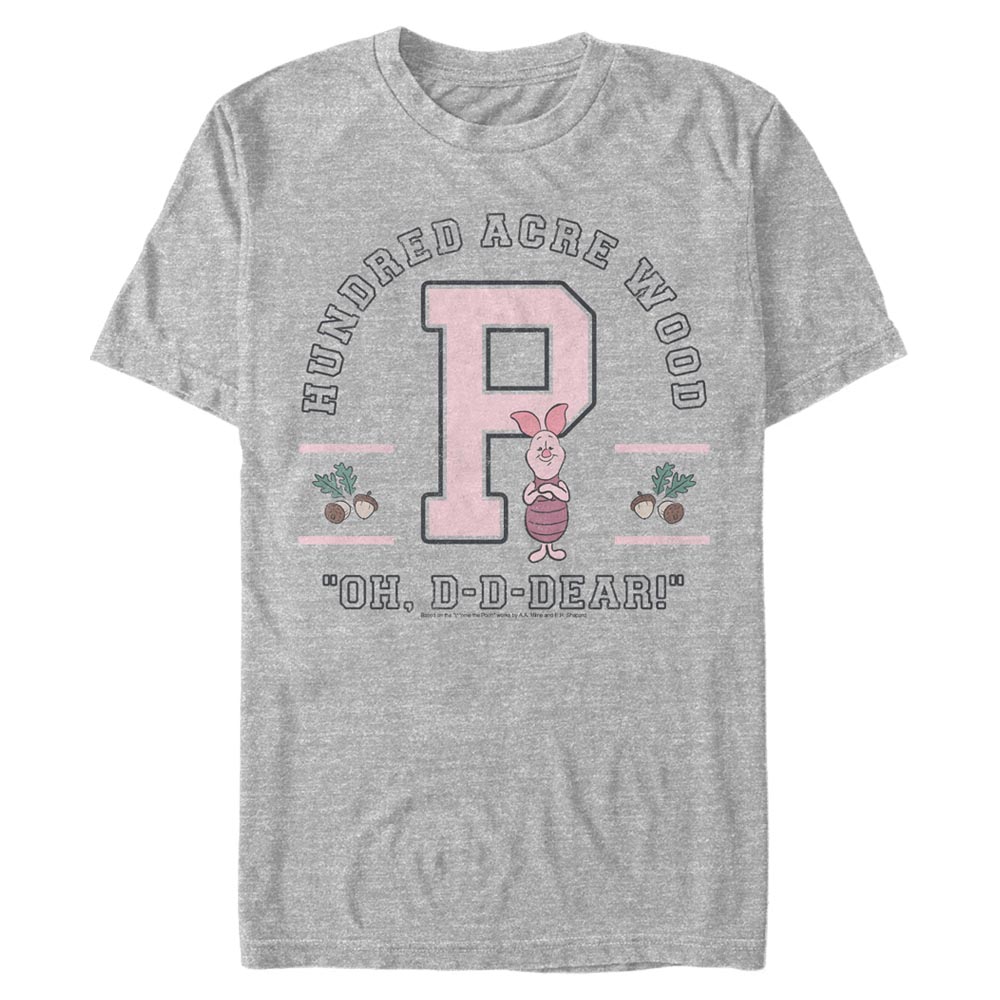 Disney Classics - Winnie l'ourson - Porcinet Collegiate - Homme T-shirt