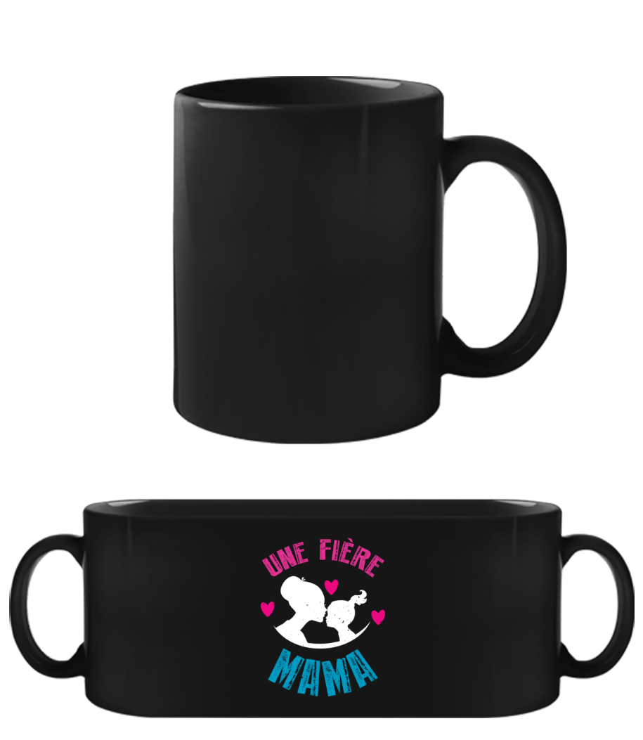 Une Fière Maman · Tasse Noire