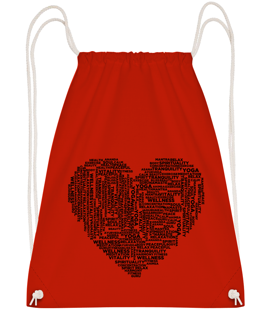 Yoga Cœur - Sac à dos sport - Rouge - Vorn