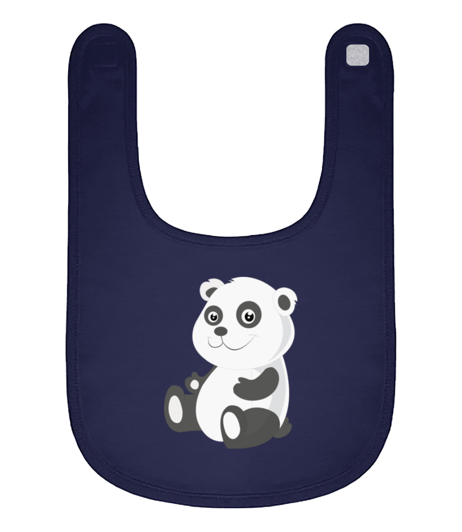 Panda Comic · Bavoir Bébé bio
