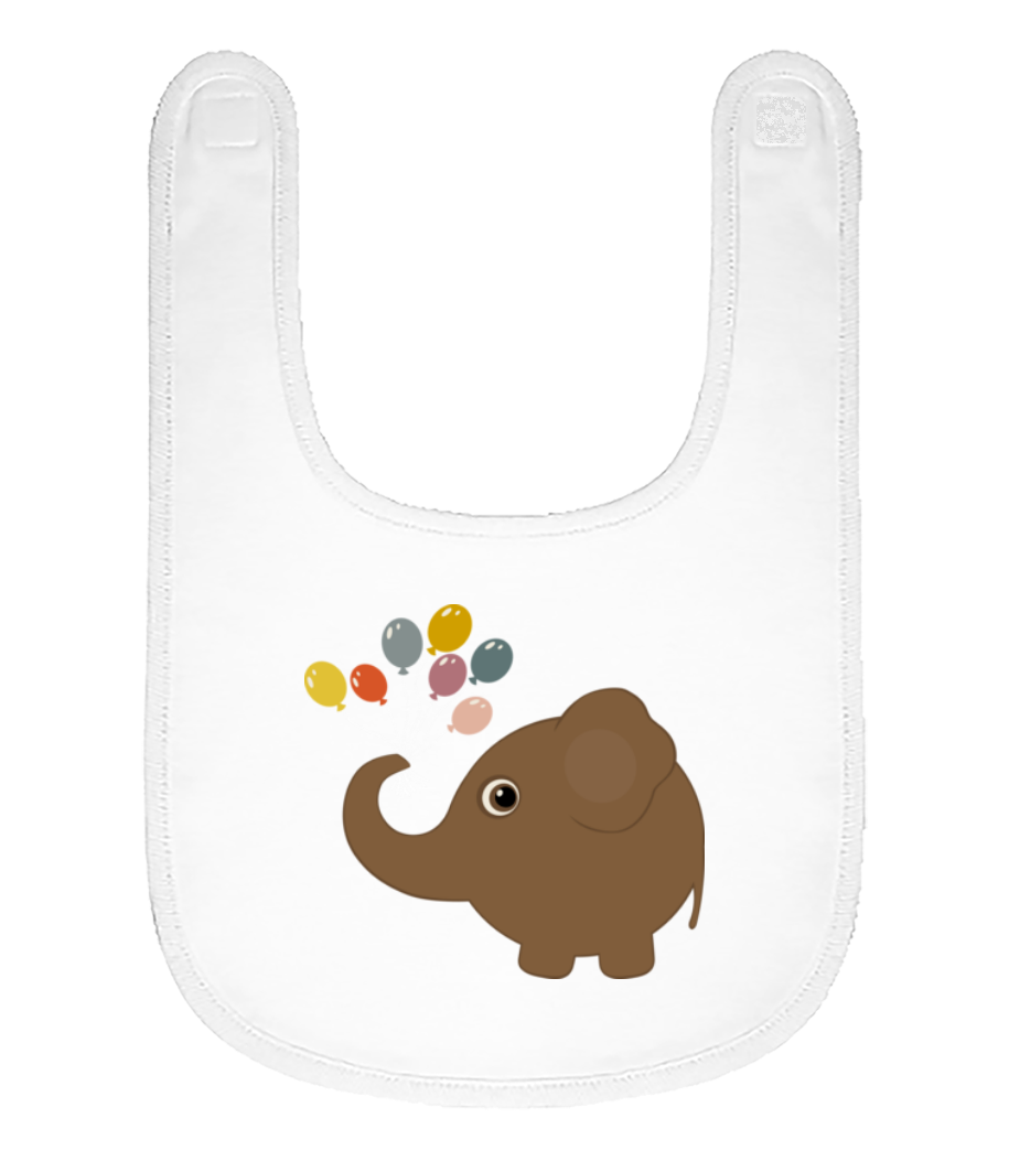 Enfant Comic - Éléphant · Bavoir Bébé bio