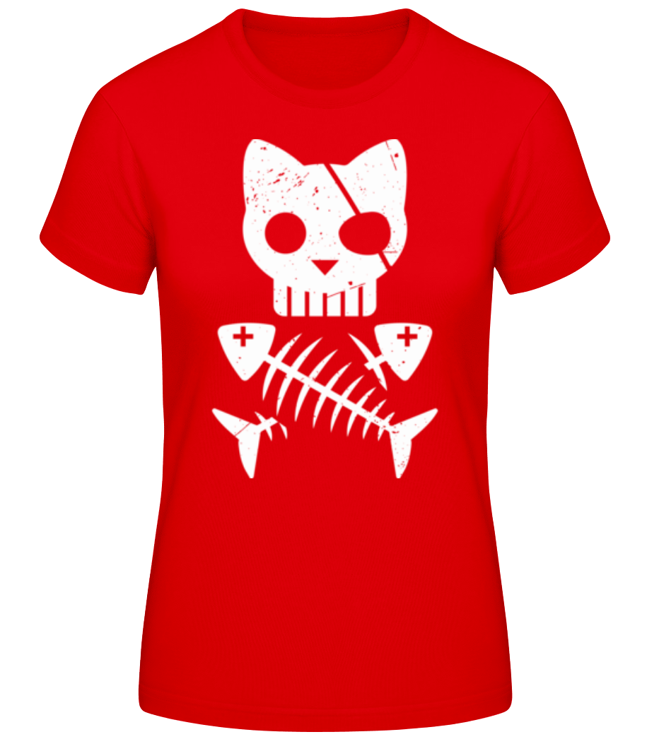 Squelette pirate de chats · T-shirt standard Femme