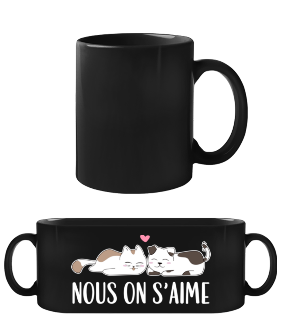 Nous On S'aime · Tasse Noire