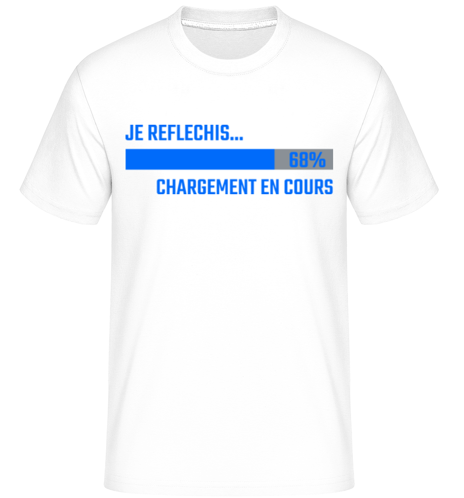 Je Reflechis Chargement ·  T-Shirt Shirtinator homme
