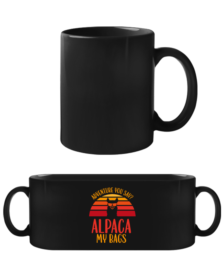 Alpaca Adventure You Say · Tasse Noire