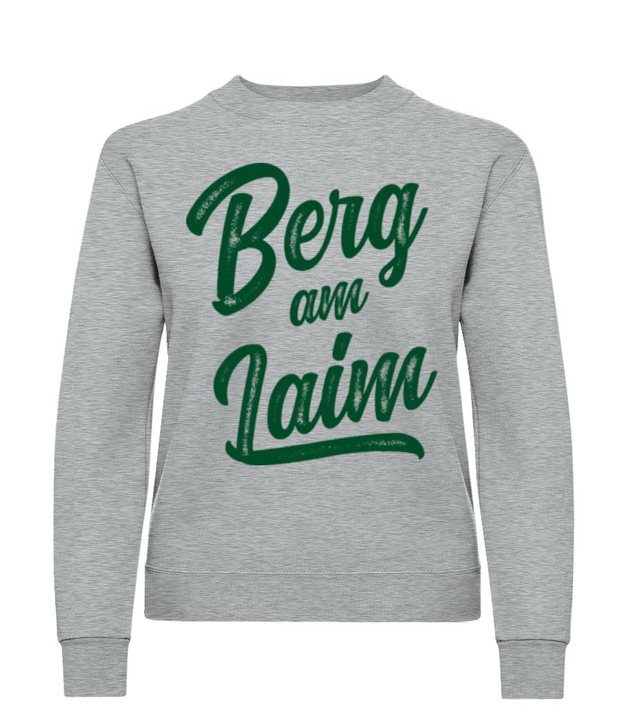 Vorschau: Berg Am Laim Swoosh - Frauen Pullover - Grau meliert - Vorne