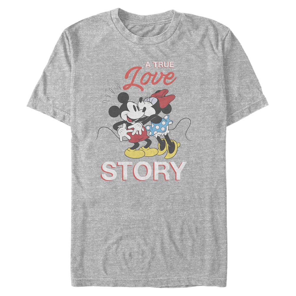 Disney - Mickey Mouse - Mickey et Minnie True Love Story - Homme T-shirt