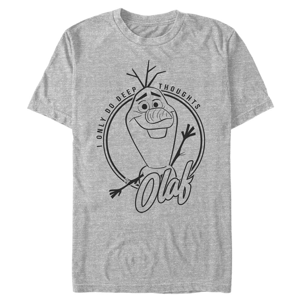 Disney - La Reine des neiges - Olaf Deep Thought - Homme T-shirt