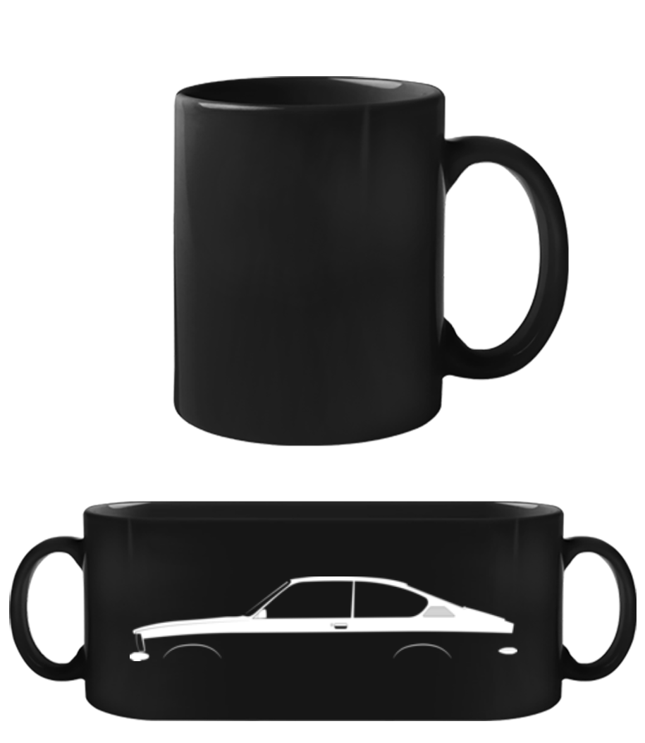'Opel Kadett GTE C' Silhouette · Tasse Noire