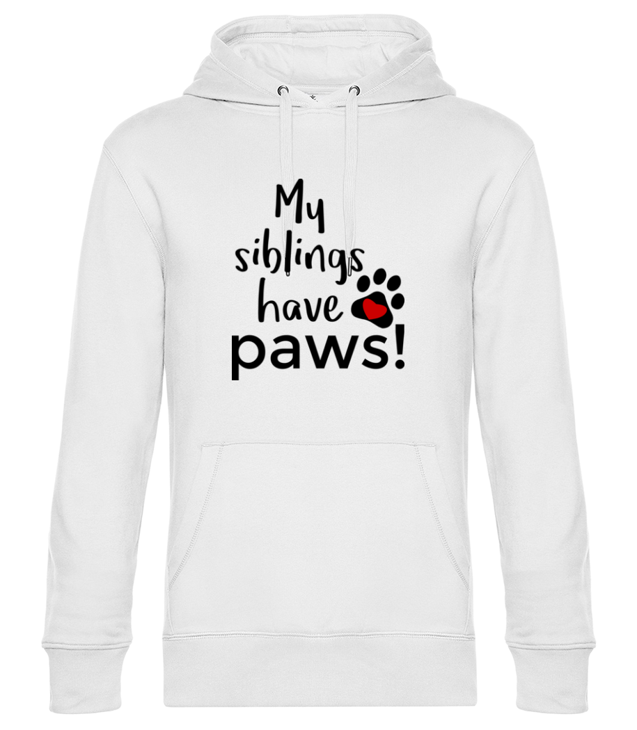 My Siblings Have Paws · Sweat à capuche standard homme