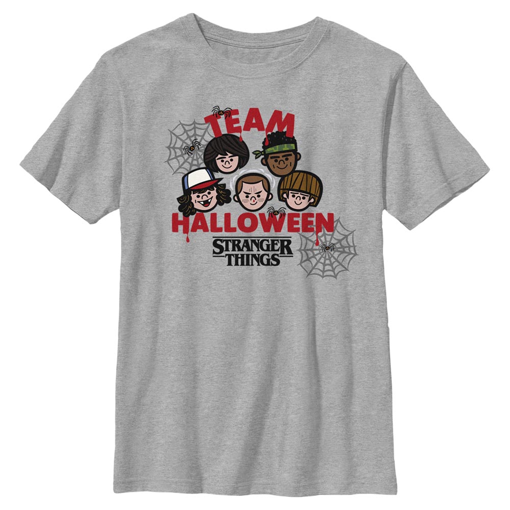 Netflix - Stranger Things - Photo de groupe Team Halloween - Halloween - Enfant T-shirt