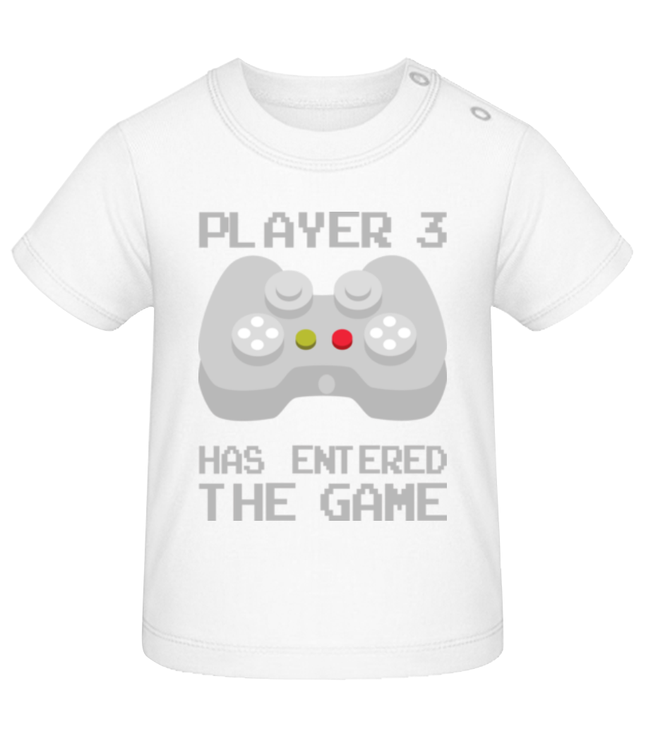 Player 3 Entered The Game · T-shirt Bio Bébé