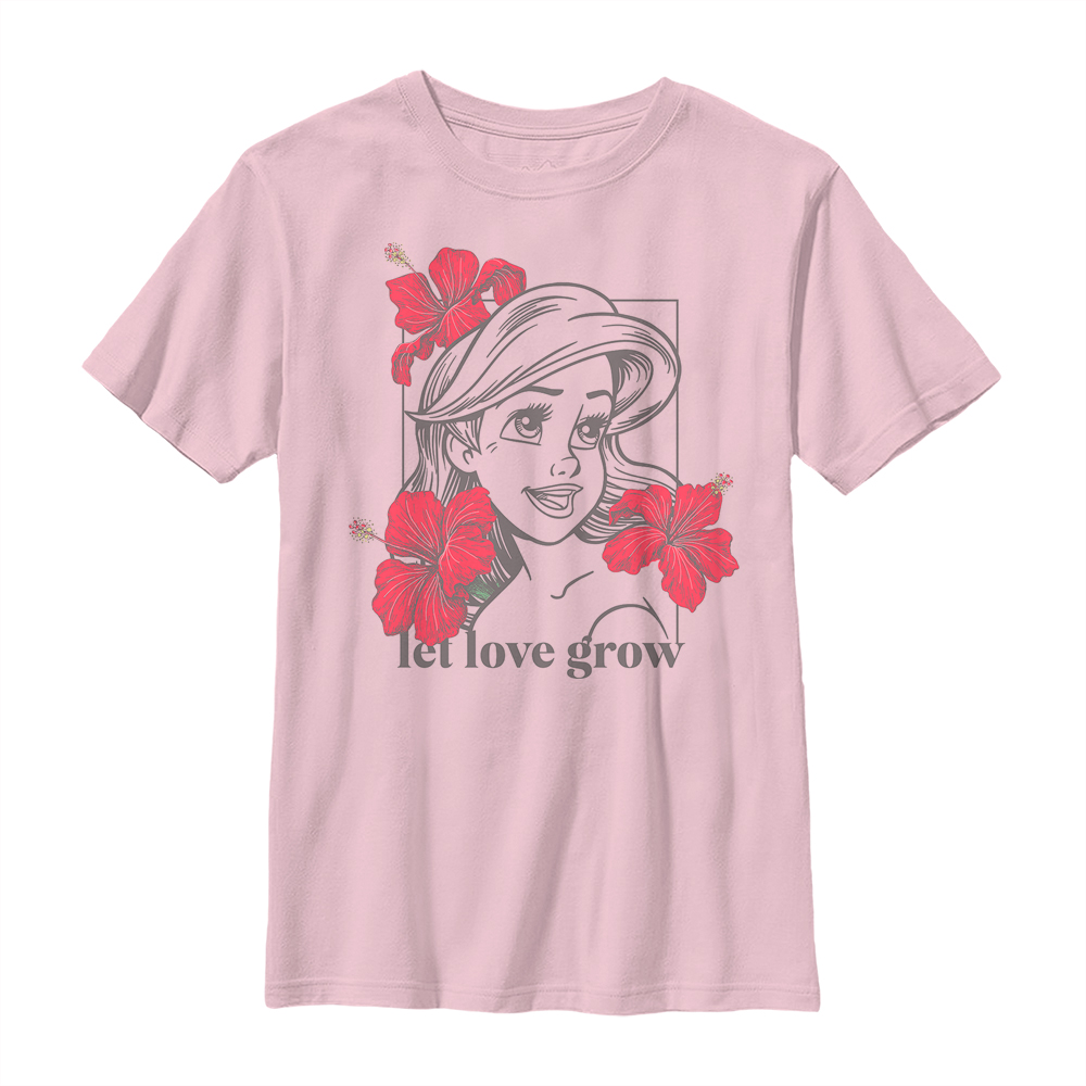 Disney - Ariel La Petite Sirène - Ariel La Petite Sirène Floral - Enfant T-shirt