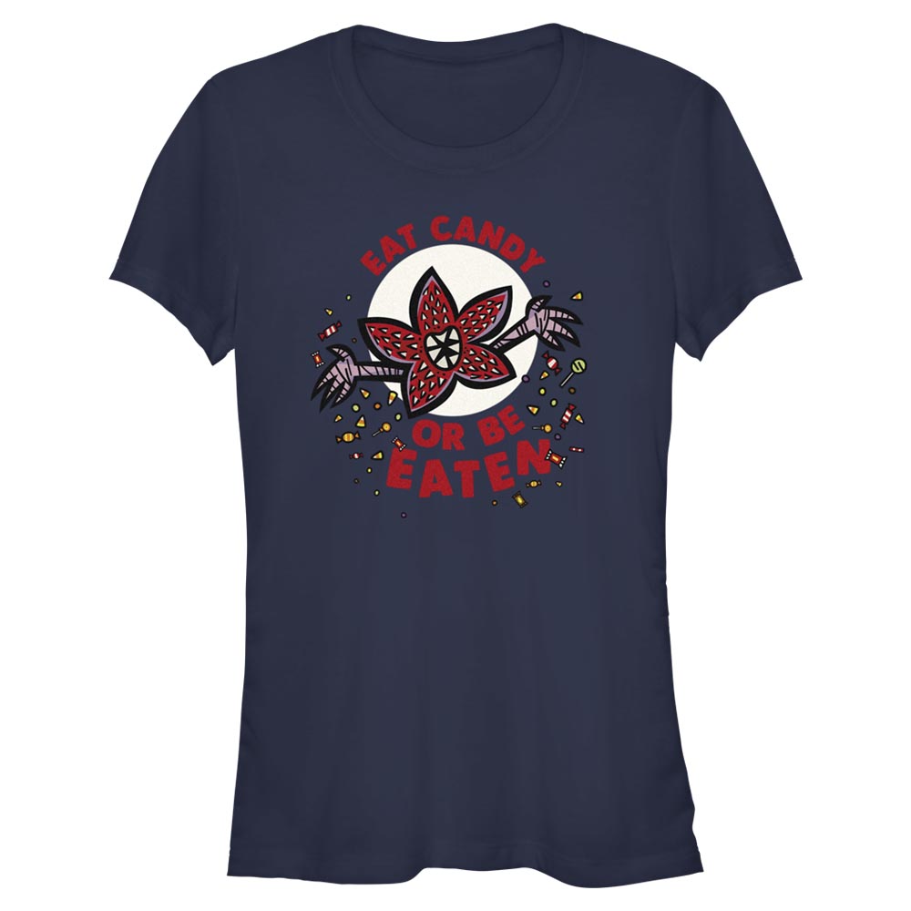 Netflix - Stranger Things - Demogorgon Eat Or Be Eaten - Halloween - Femme T-shirt