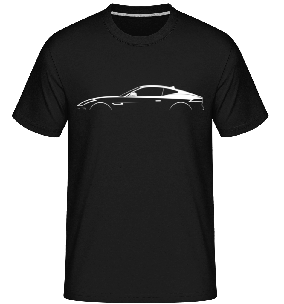 'Jaguar F-Type' Silhouette -  T-Shirt Shirtinator homme - Noir - Devant