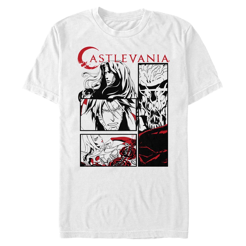 Netflix - Castlevania - Photo de groupe Comic Style - Homme T-shirt