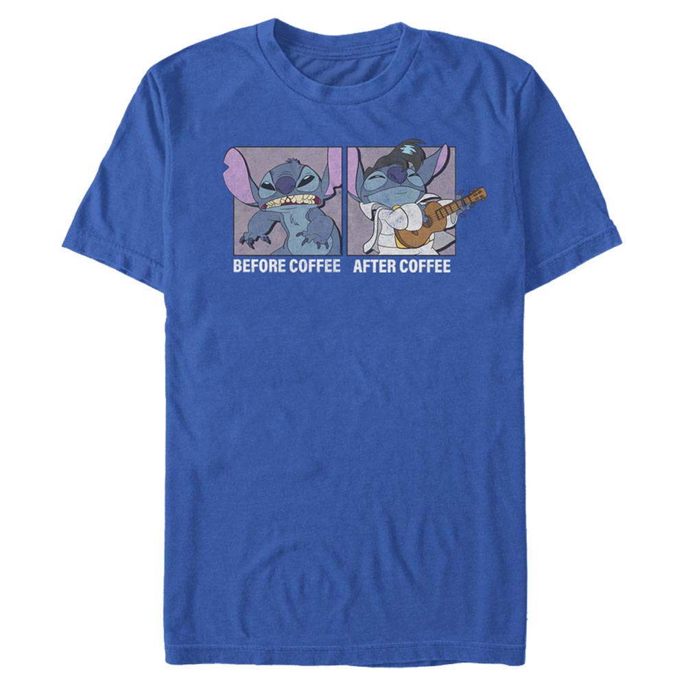 Disney - Lilo & Stitch - Stitch Coffee - Homme T-shirt