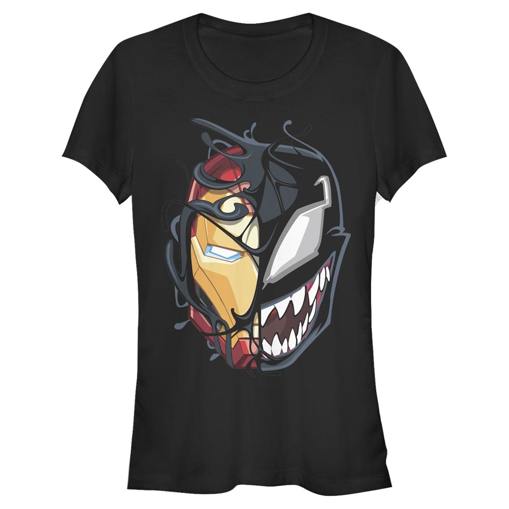 Marvel - Iron Man Iron Venom - Femme T-shirt - Noir - Devant