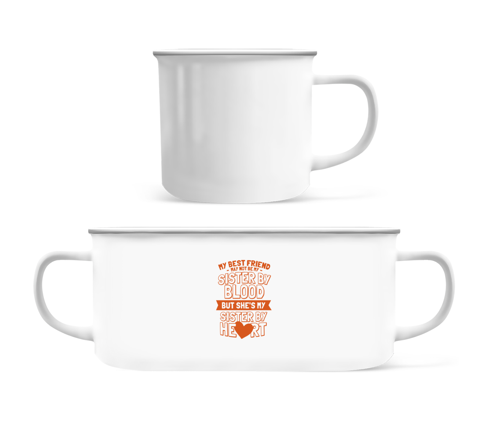 My Sister By Heart · Tasse Émaillée