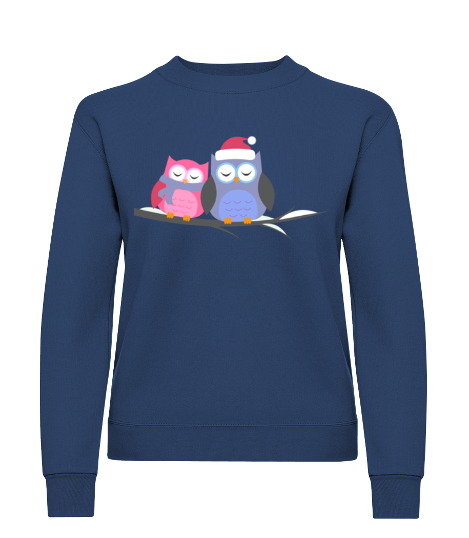 Chouettes De Noël · Sweatshirt Femme