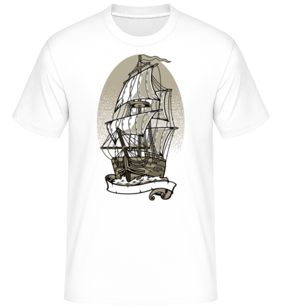 Ship -  T-Shirt Shirtinator homme - Blanc - Devant