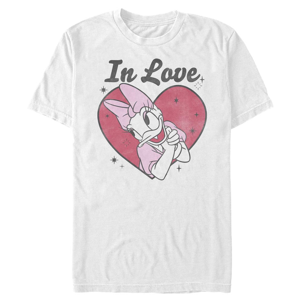 Disney Classics - Mickey Mouse - Daisy Duck In Love - Valentine's Day - Homme T-shirt