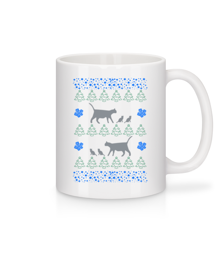 Christmas Cats · Mug en céramique blanc