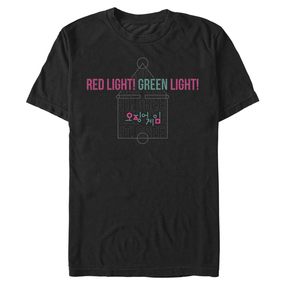 Netflix - Squid Game - Icons Red Lights Green - Homme T-shirt