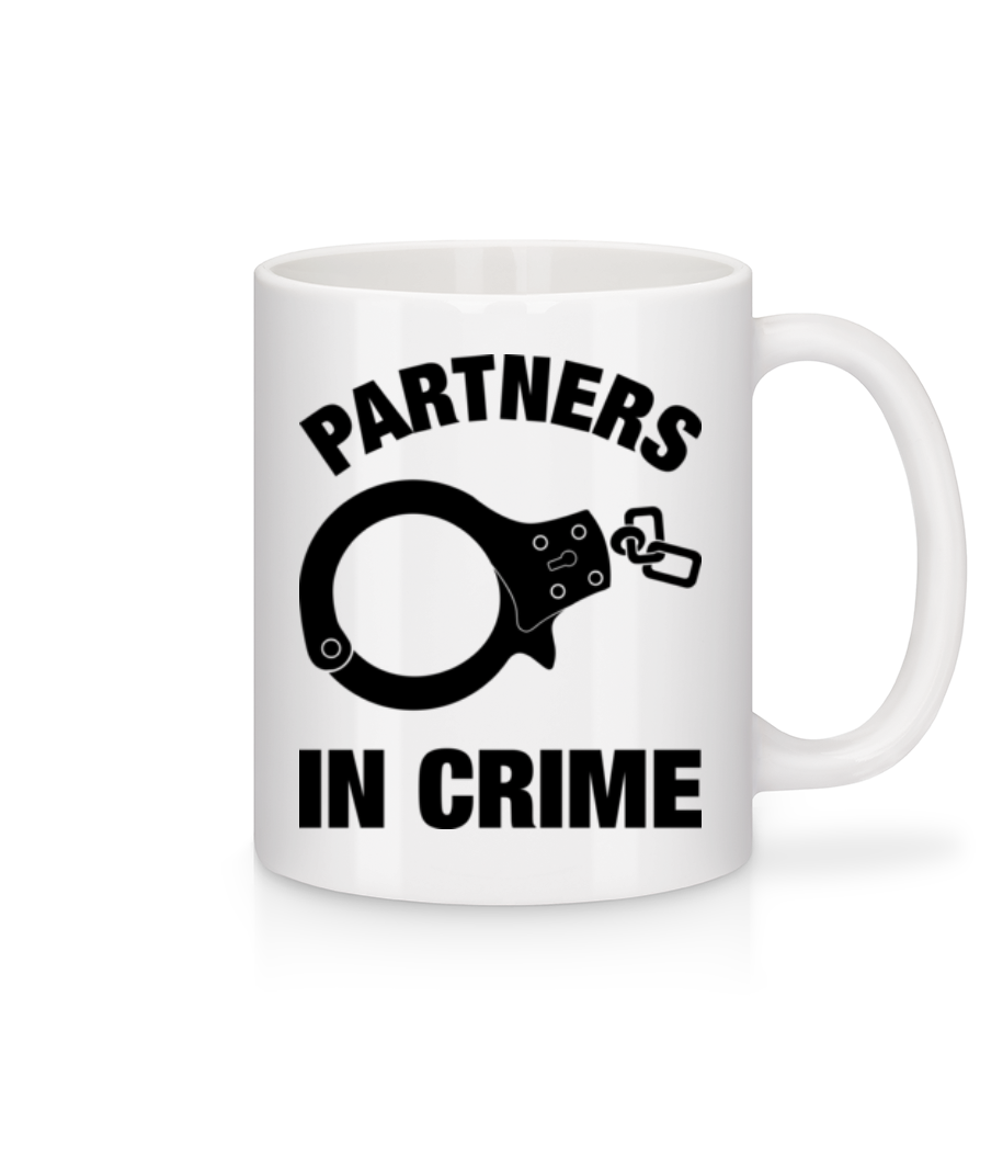 Partner in crime · Mug en céramique blanc