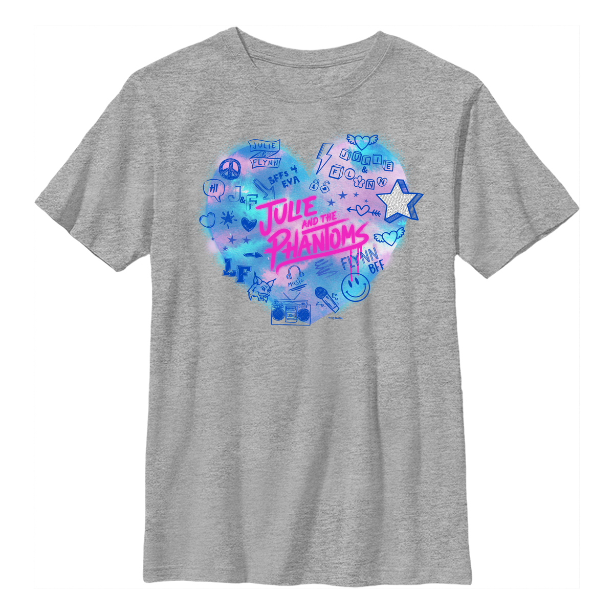 Netflix - Julie And The Phantoms - Logo Heart Julie Icons - Enfant T-shirt