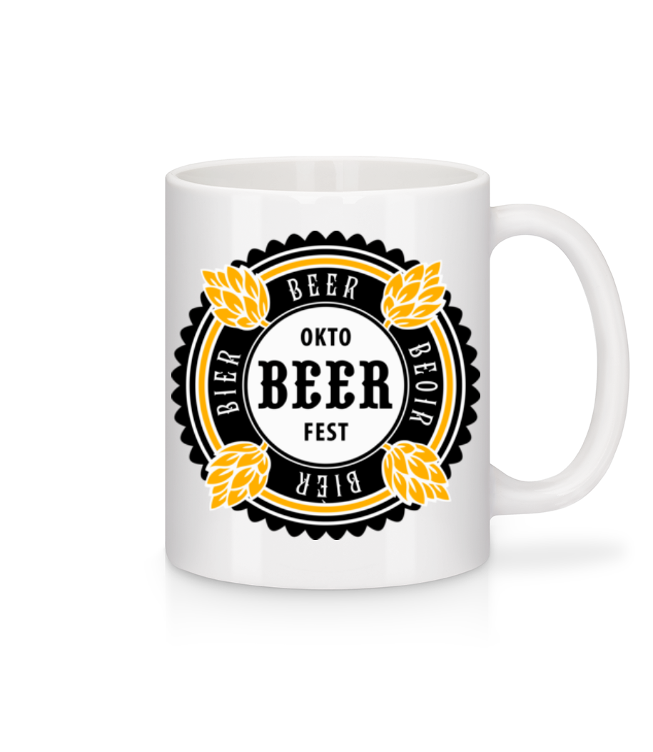 Oktobeer Fest · Mug en céramique blanc