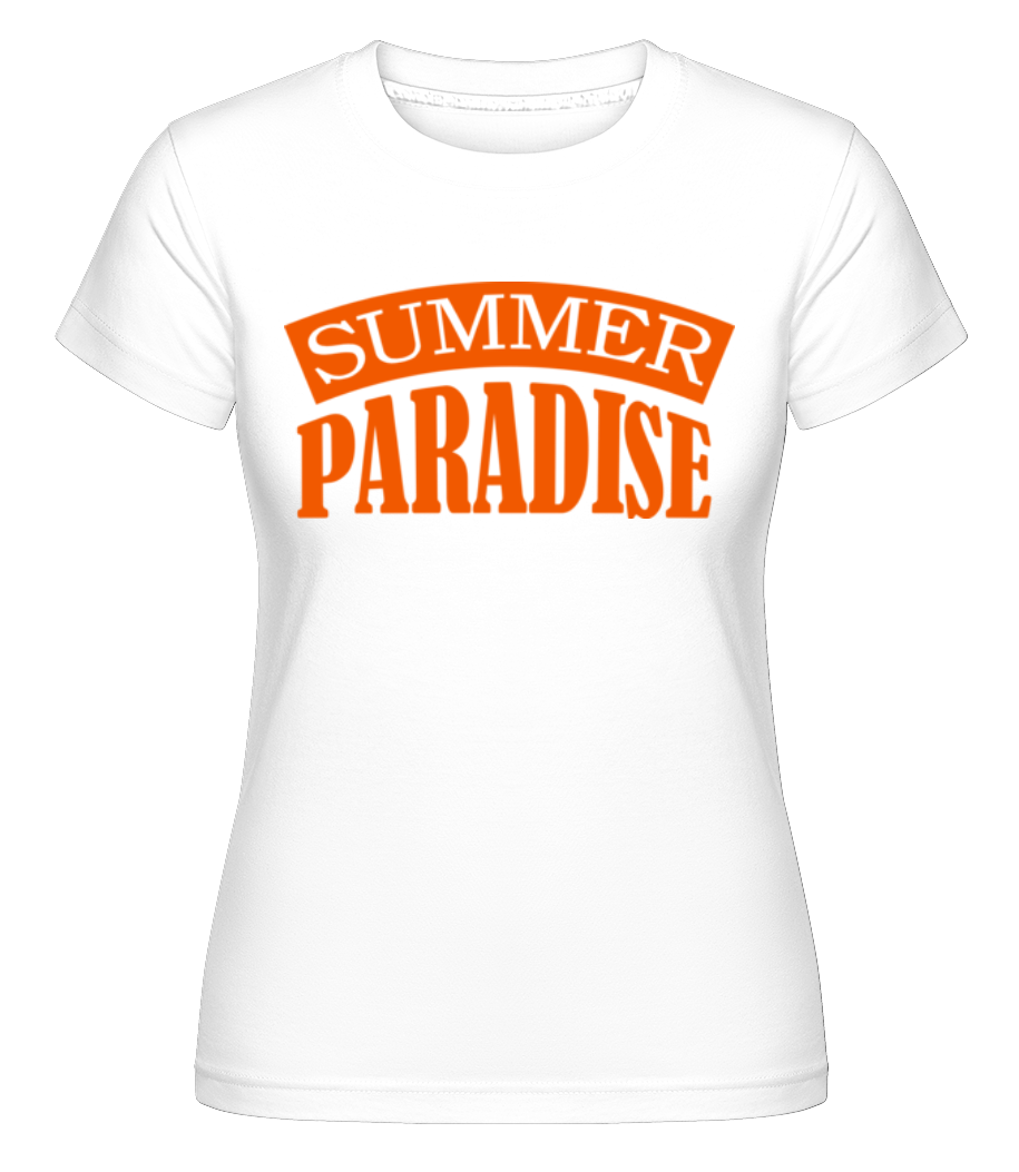 Summer Paradise Orange ·  T-shirt Shirtinator femme