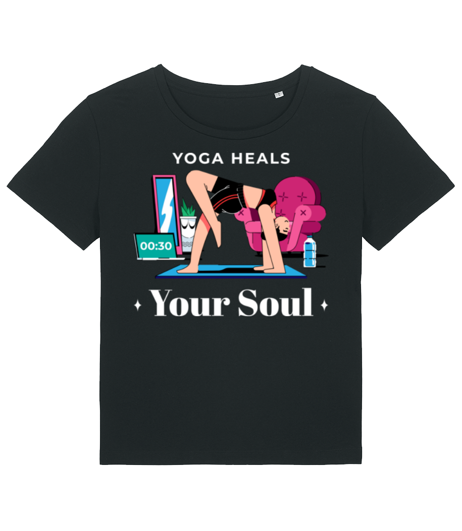 Yoga Heals Your Soul · T-shirt bio Femme Stanley Stella 2.0