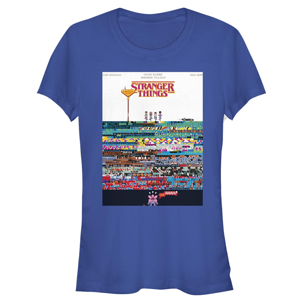 Netflix - Stranger Things - Photo de groupe Pixel Things - Femme T-shirt